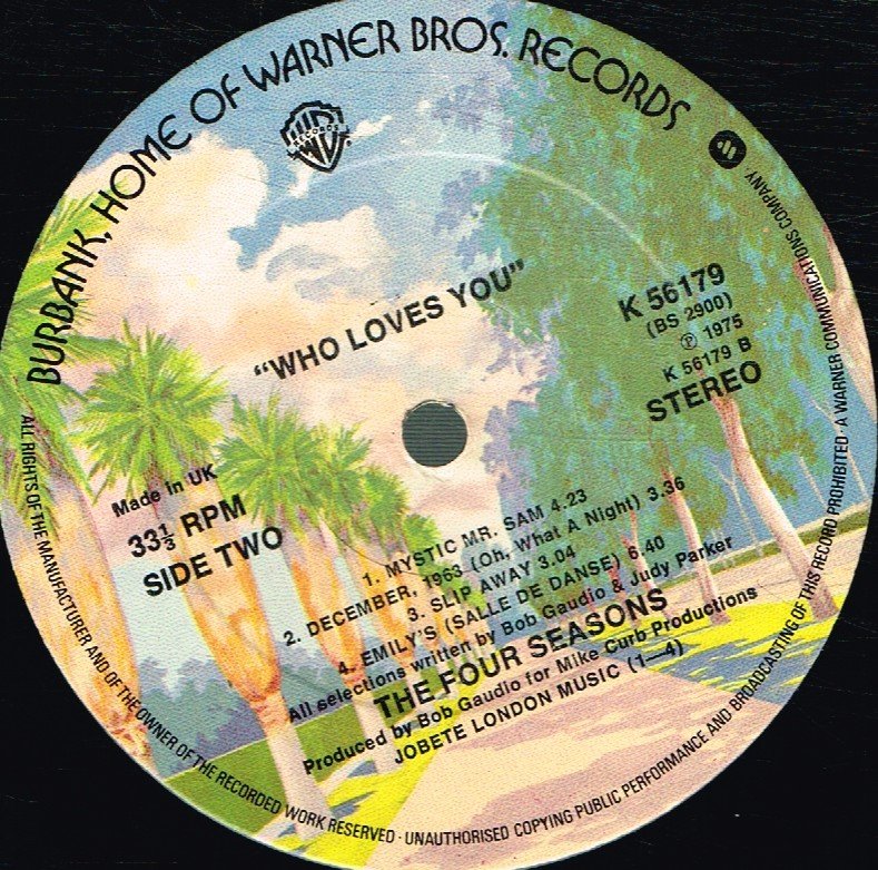 Four Seasons - Who Loves You - Lp