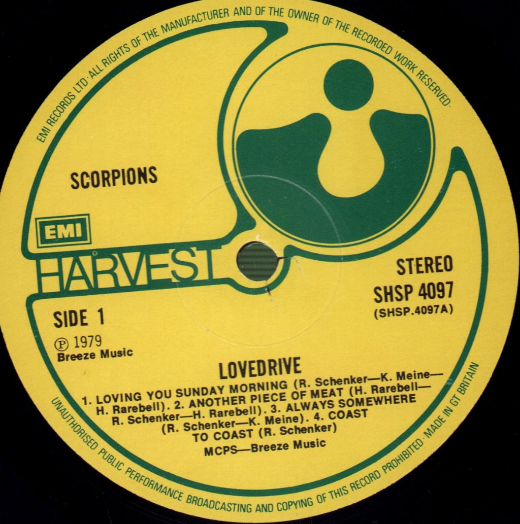 Scorpions - Lovedrive - Lp