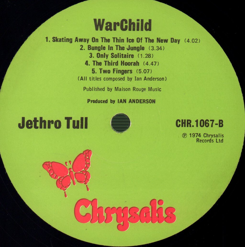Jethro Tull - War Child - Lp