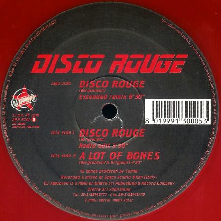 Disco Rouge - Disco Rouge - 12 Inch
