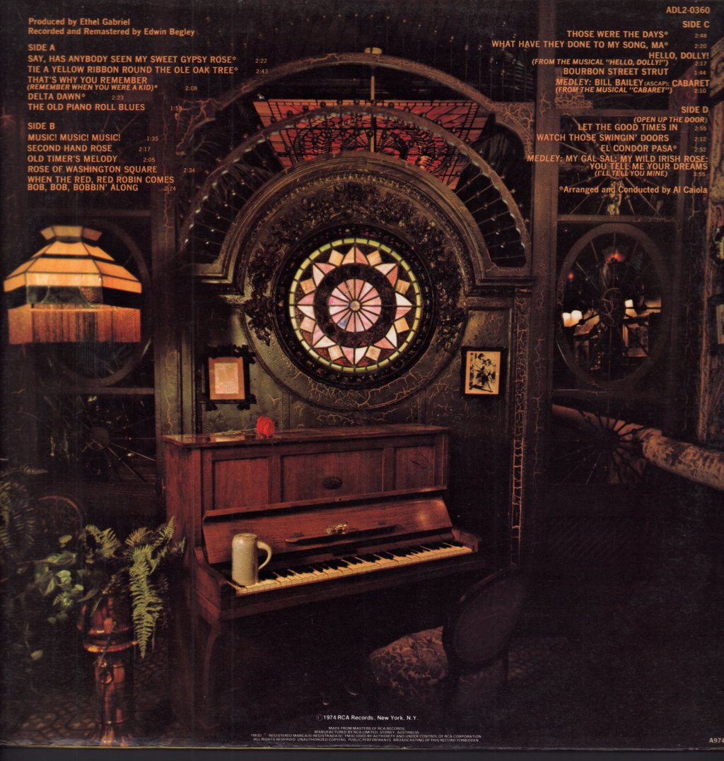 Ragtimers - Say Has Anybody Seen My Sweet Gypsy Rose - Double Lp