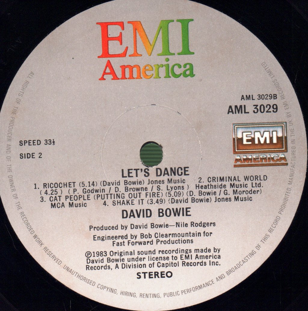 David Bowie - Let's Dance - Lp