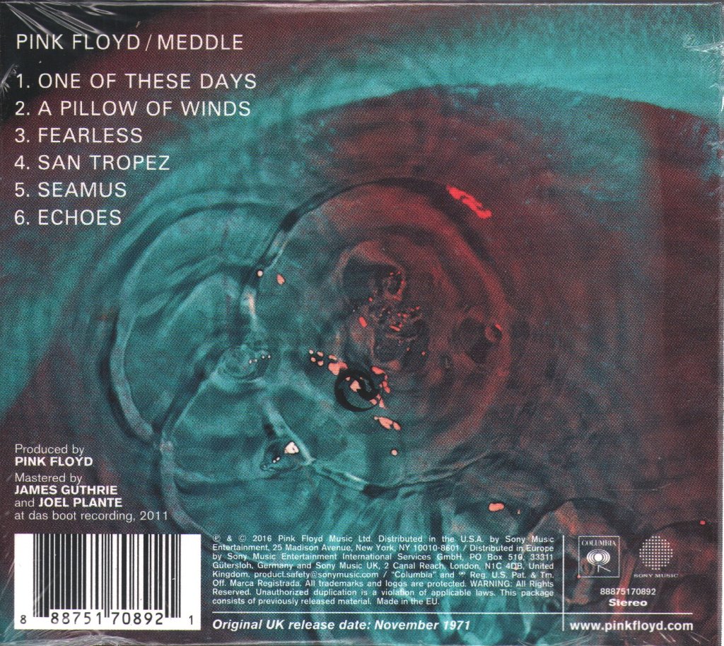 Pink Floyd - Meddle - Cd