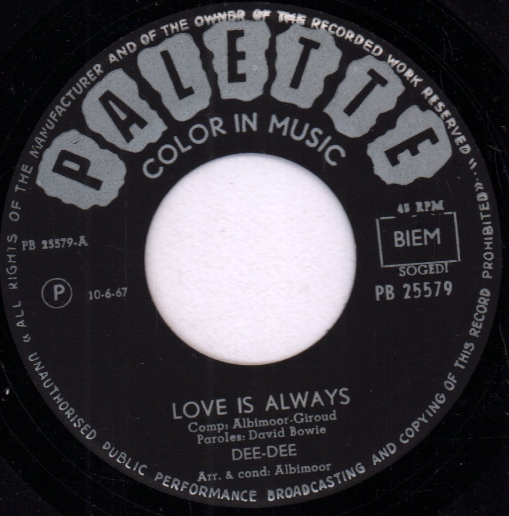 dee-dee - Love Is Always - 7 Inch