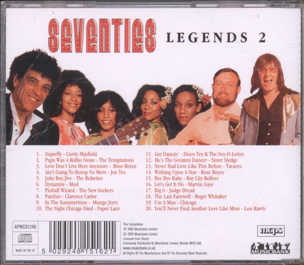 Various Artists - Seventies Legends 2 - Cd