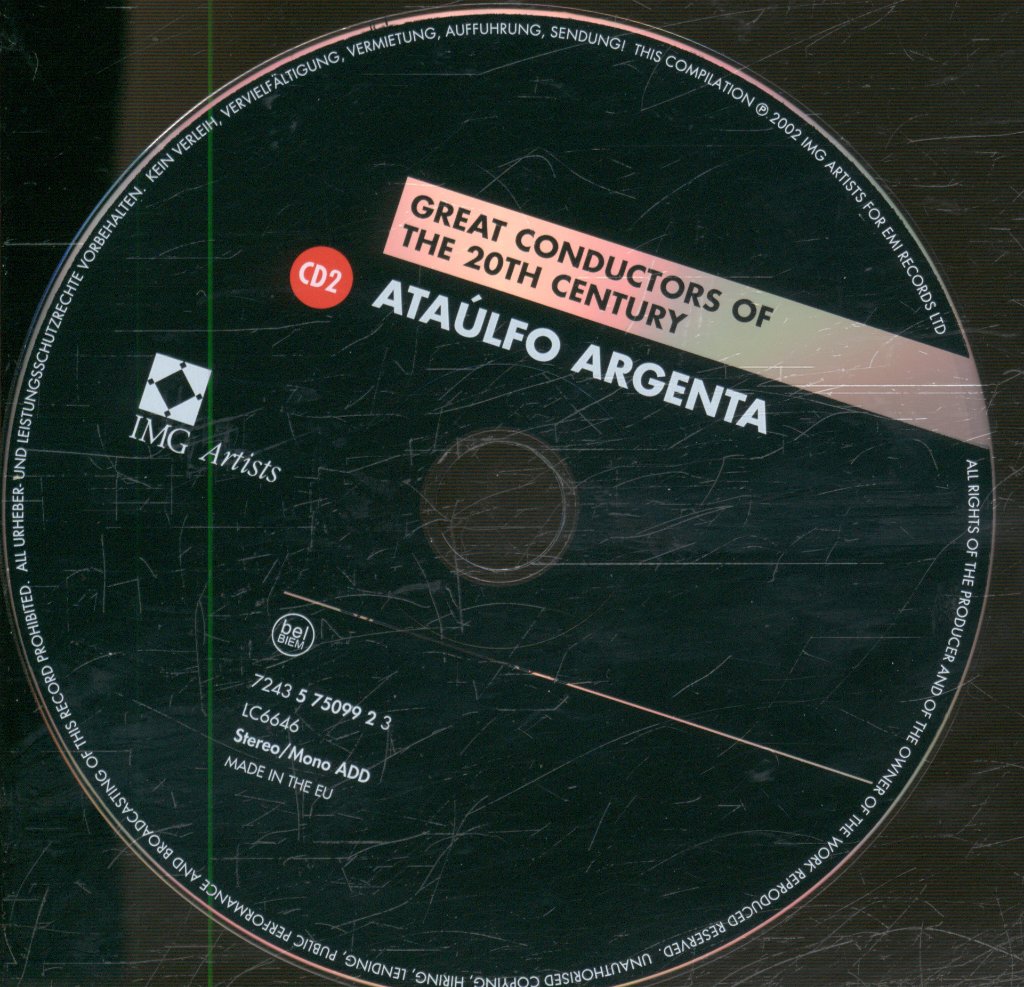 Ataúlfo Argenta - Liszt, Ravel, Schubert, Falla - Double Cd
