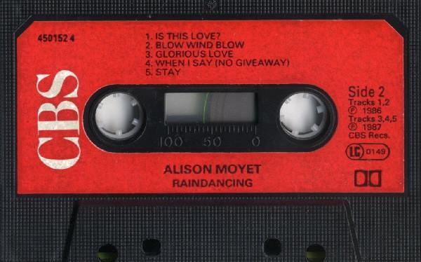 Alison Moyet - Raindancing - Cassette