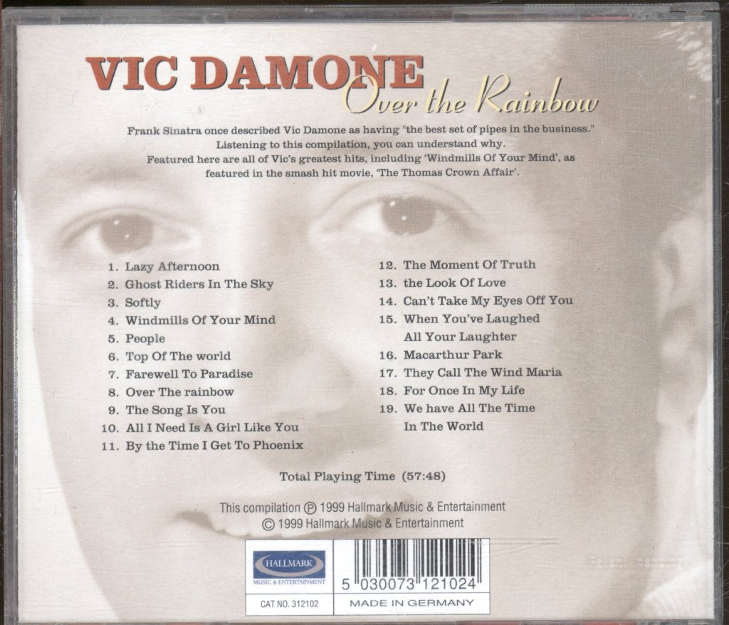 Vic Damone - Over The Rainbow - Cd