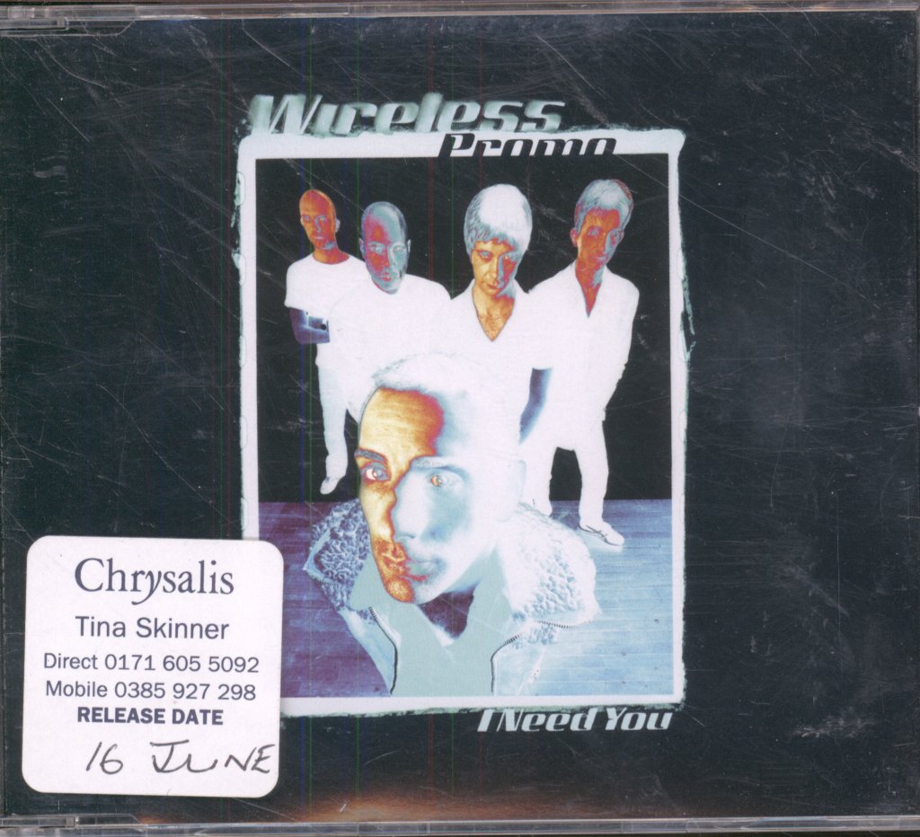 Wireless (90'S Indie Group) - I Need You - Cd