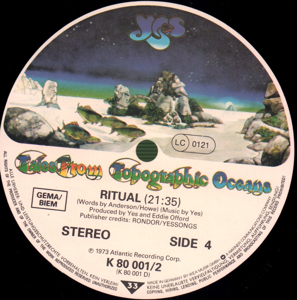 Yes - Tales From Topographic Oceans - Lp