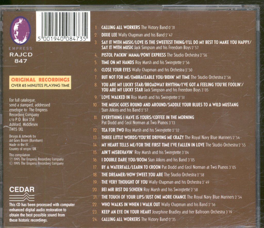 Various Artists - Music While You Work Volume 2 - Cd
