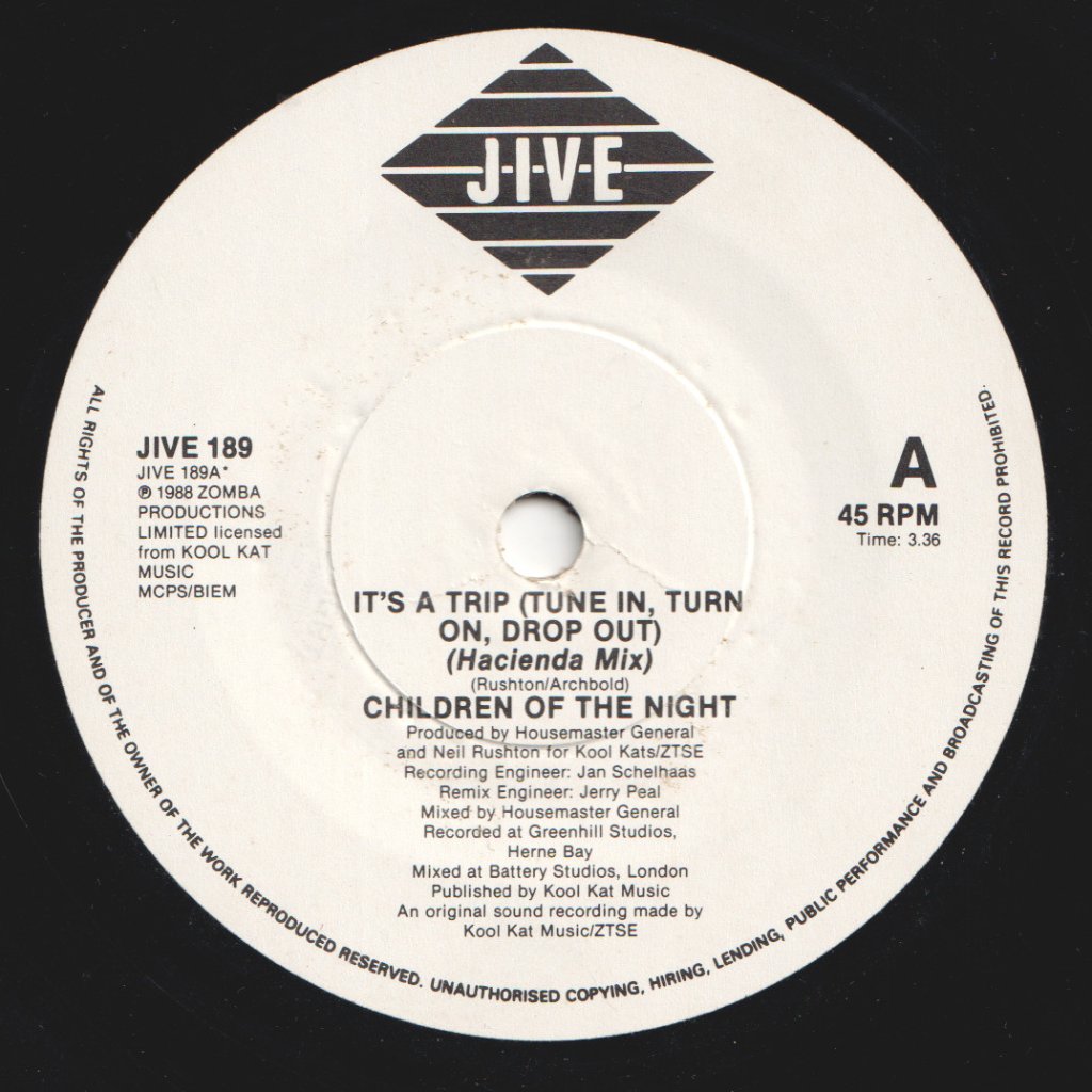 Children Of The Night - It's A Trip - 7 Inch