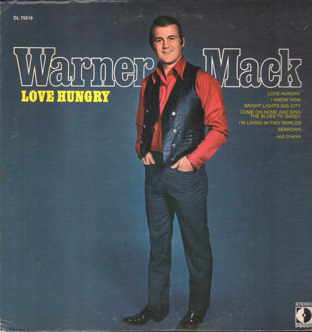 Warner Mack - Love Hungry - Lp