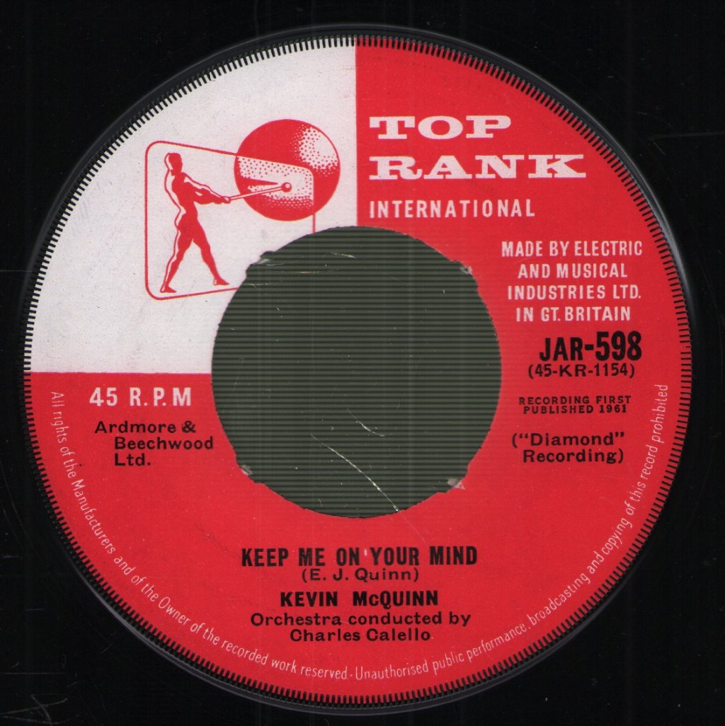 Kevin McQuinn - Ev'ry Step Of The Way - 7 Inch