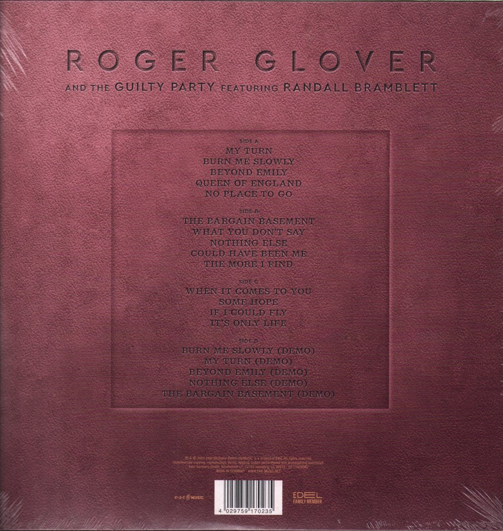 Roger Glover - Snapshot - Double Lp