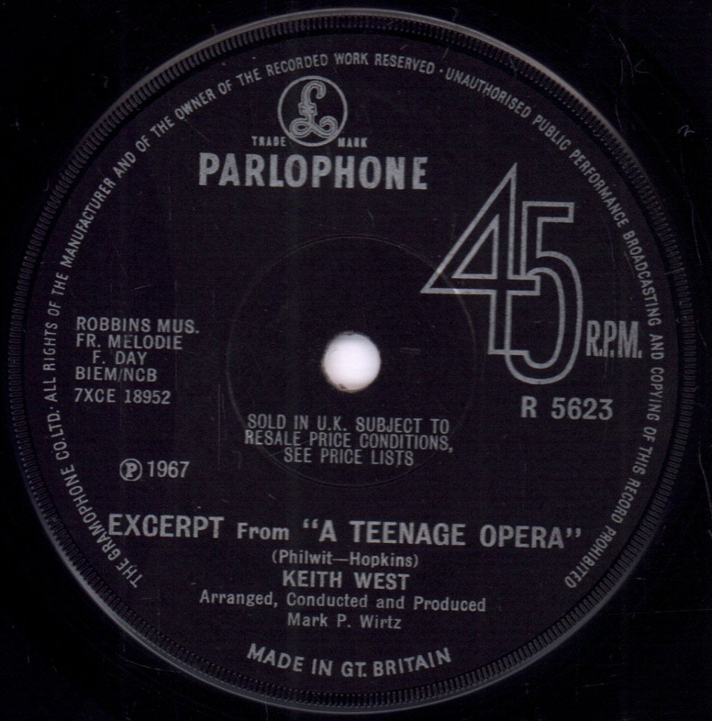 Keith West - Excerpt From A Teenage Opera - 7 Inch