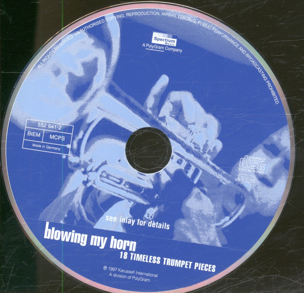 Various Artists - Blowing My Horn 18 Timeless Trumpet Pieces - Cd