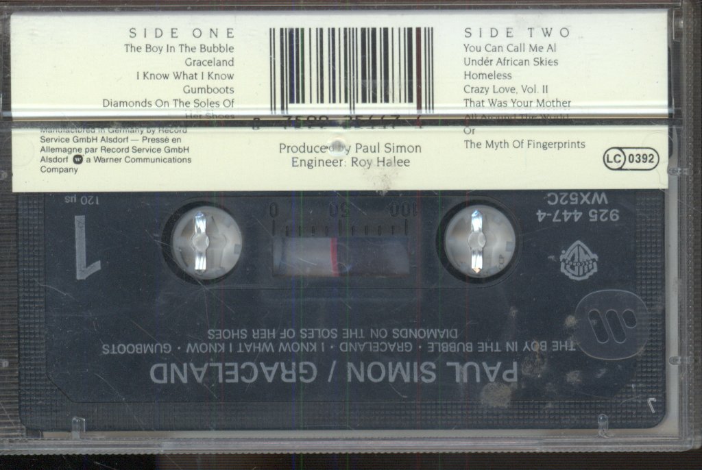 Paul Simon - Graceland - Cassette