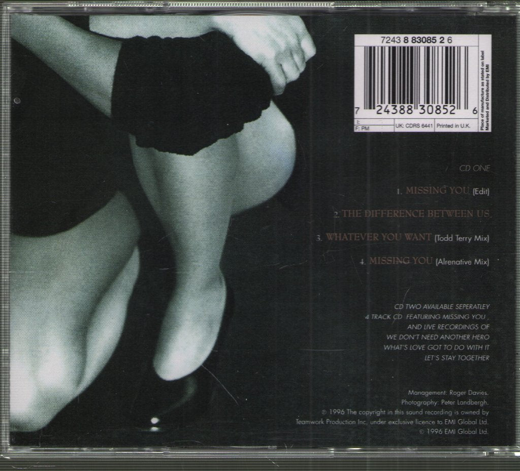 Tina Turner - Missing You - Double Cd