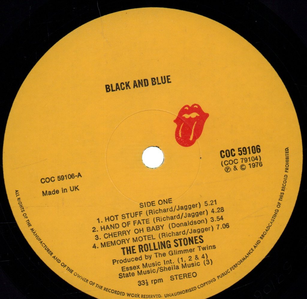 Rolling Stones - Black And Blue - Lp