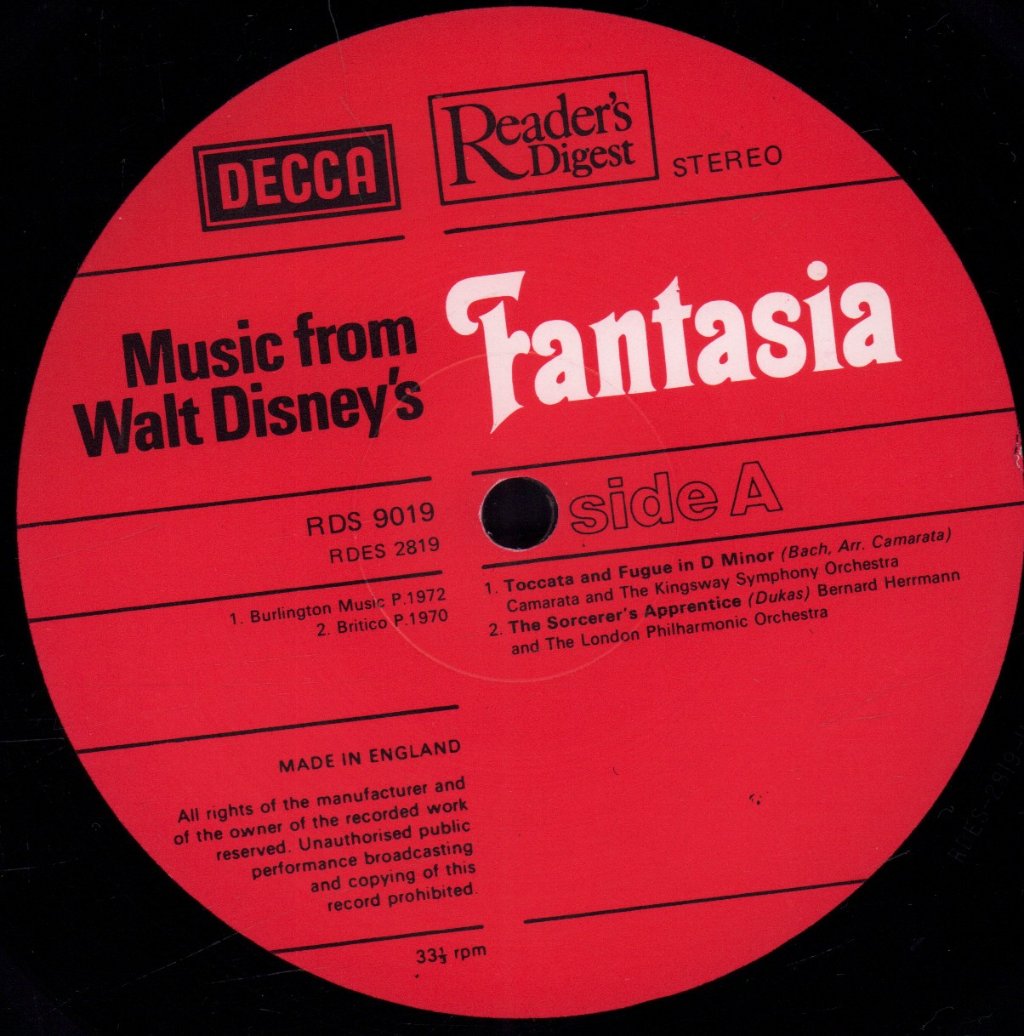 Various Artists - Music From Walt Disney's Fantasia - Lp