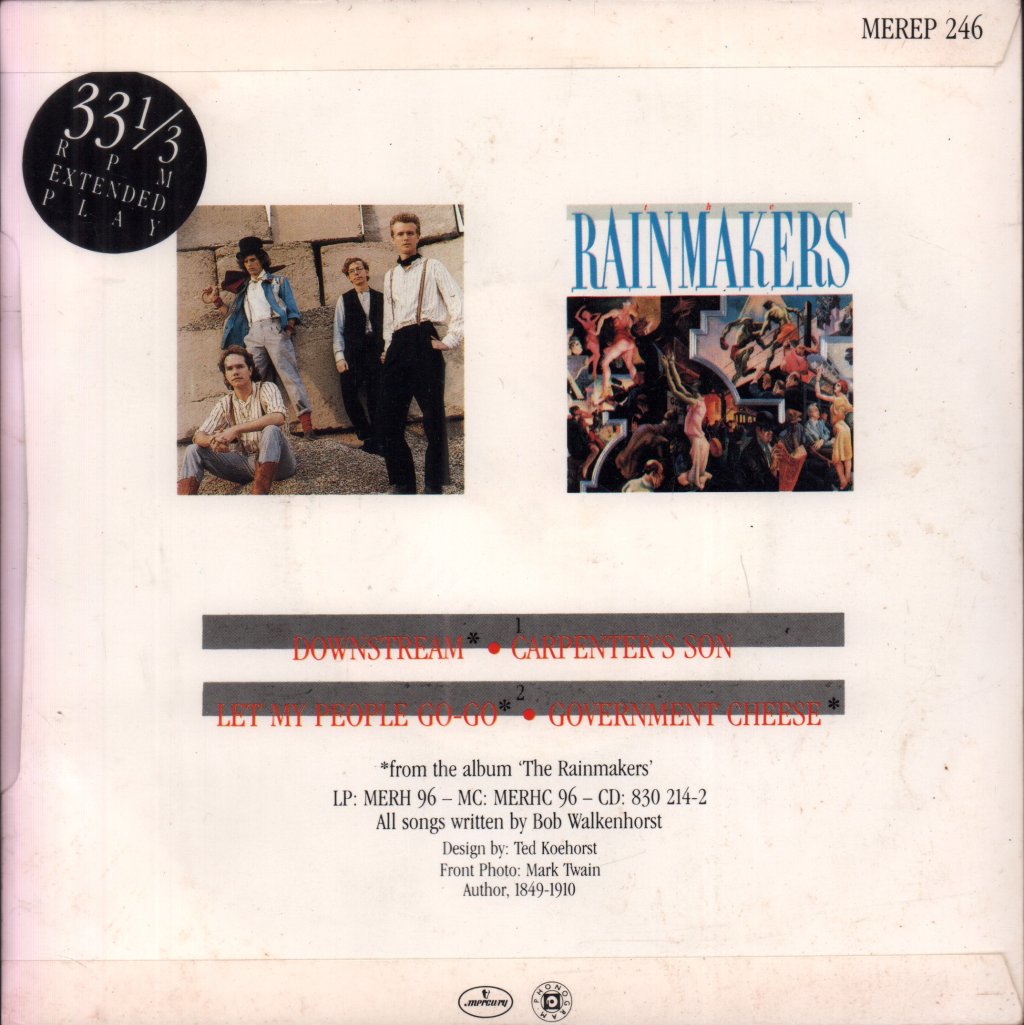 Rainmakers (80'S) - Downstream - 7 Inch