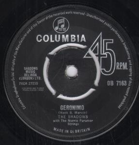 Shadows - Geronimo - 7 Inch