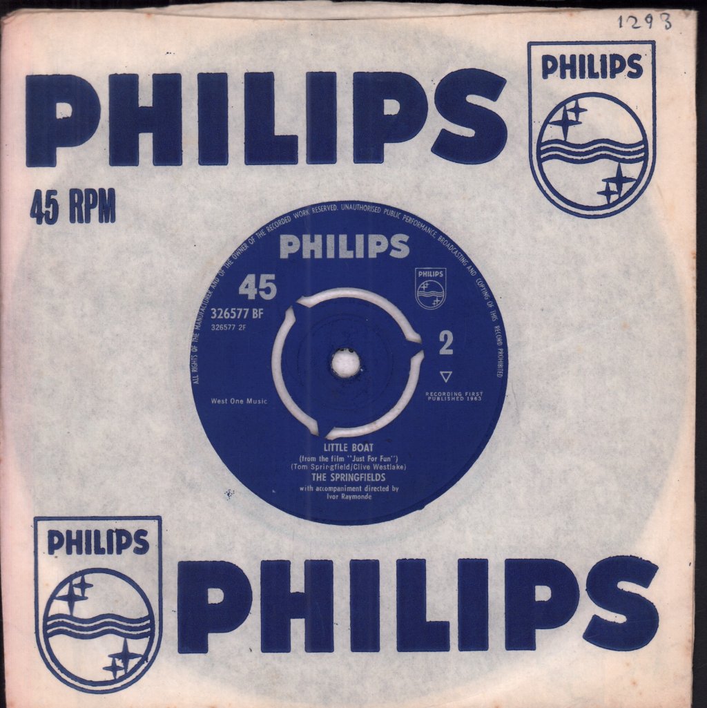 Springfields (60'S Group) - Say I Won't Be There - 7 Inch
