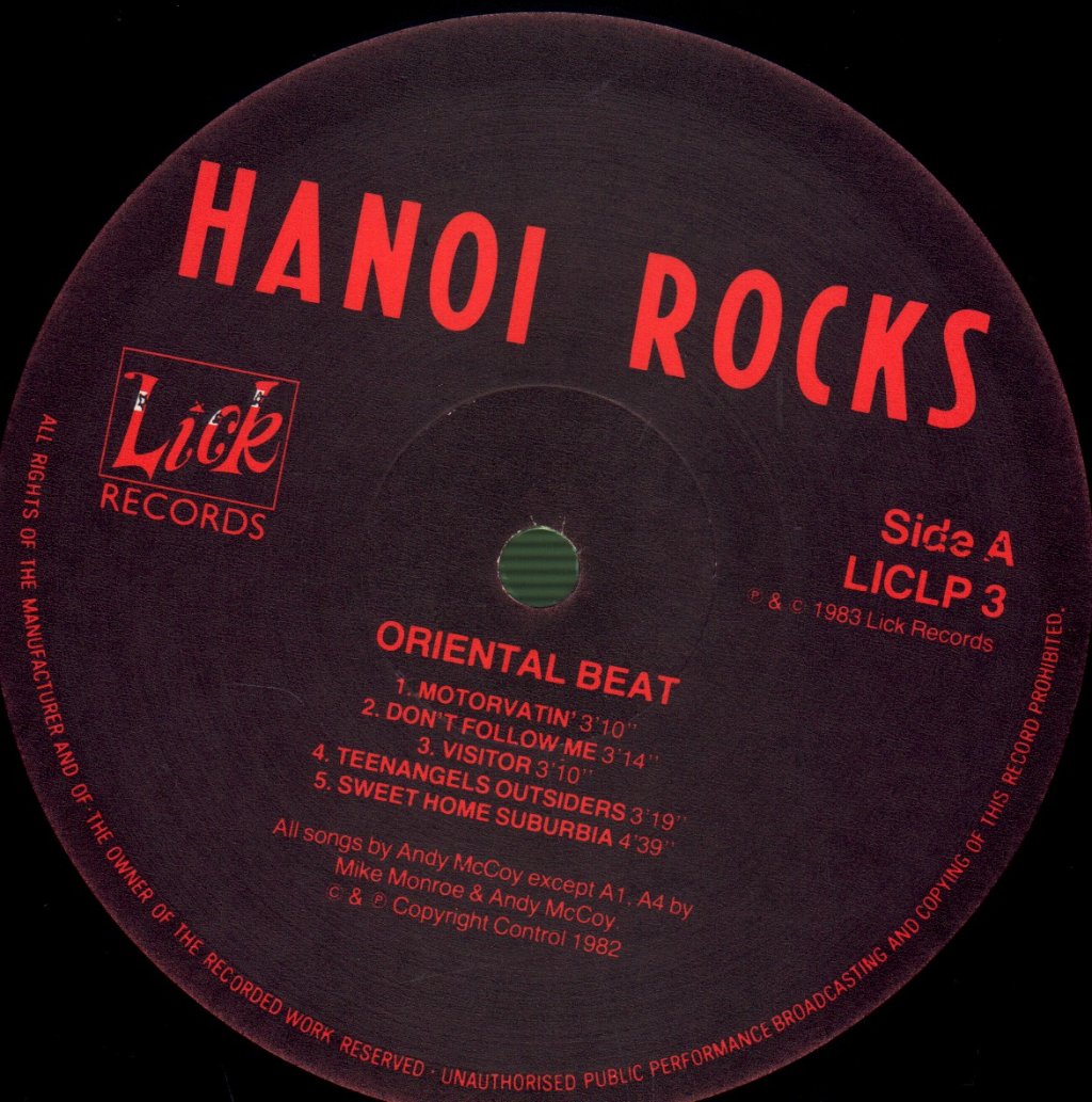 Hanoi Rocks - Oriental Beat - Lp
