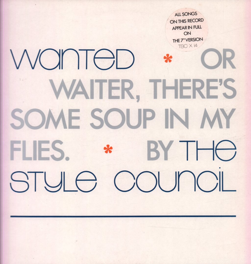Style Council - Wanted - 12 Inch