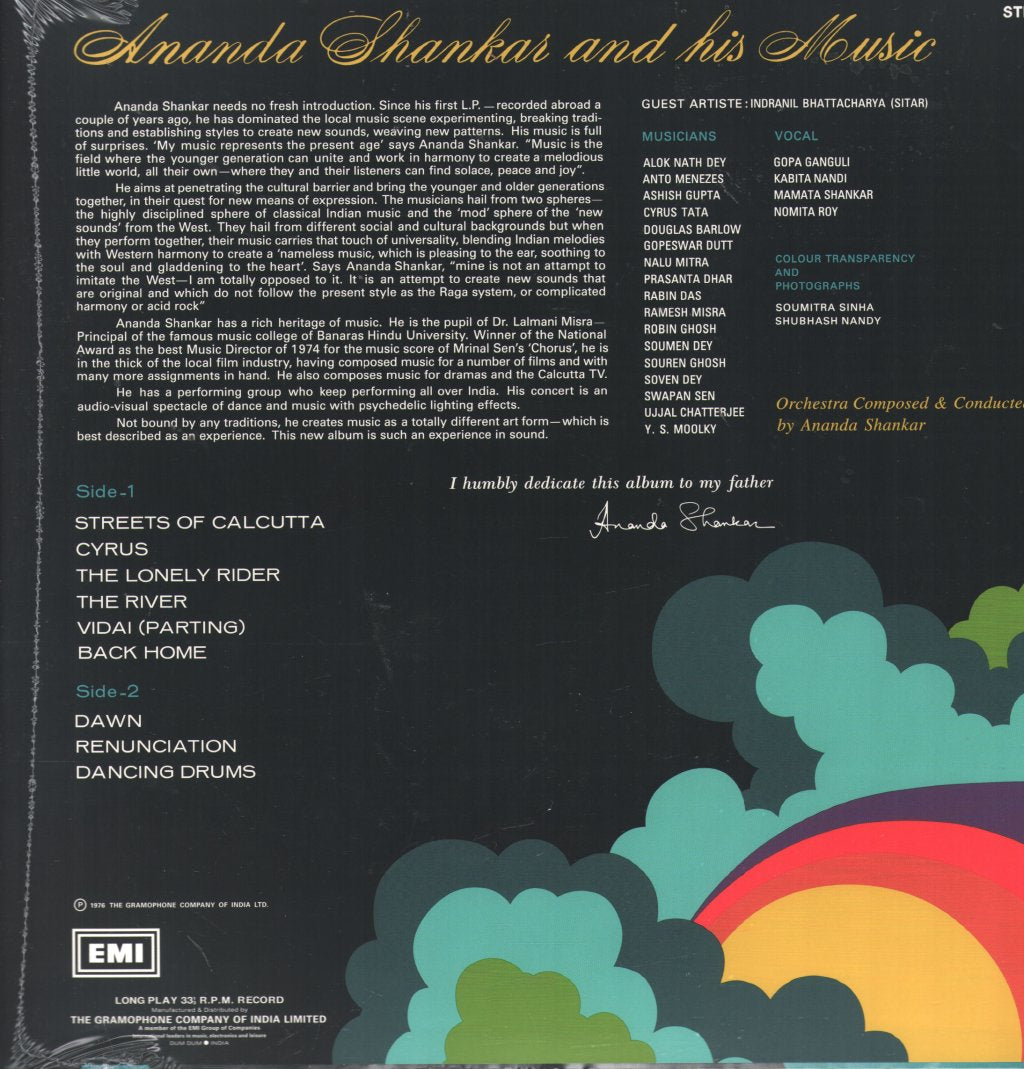 Ananda Shankar - Ananda Shankar and His Music - Lp