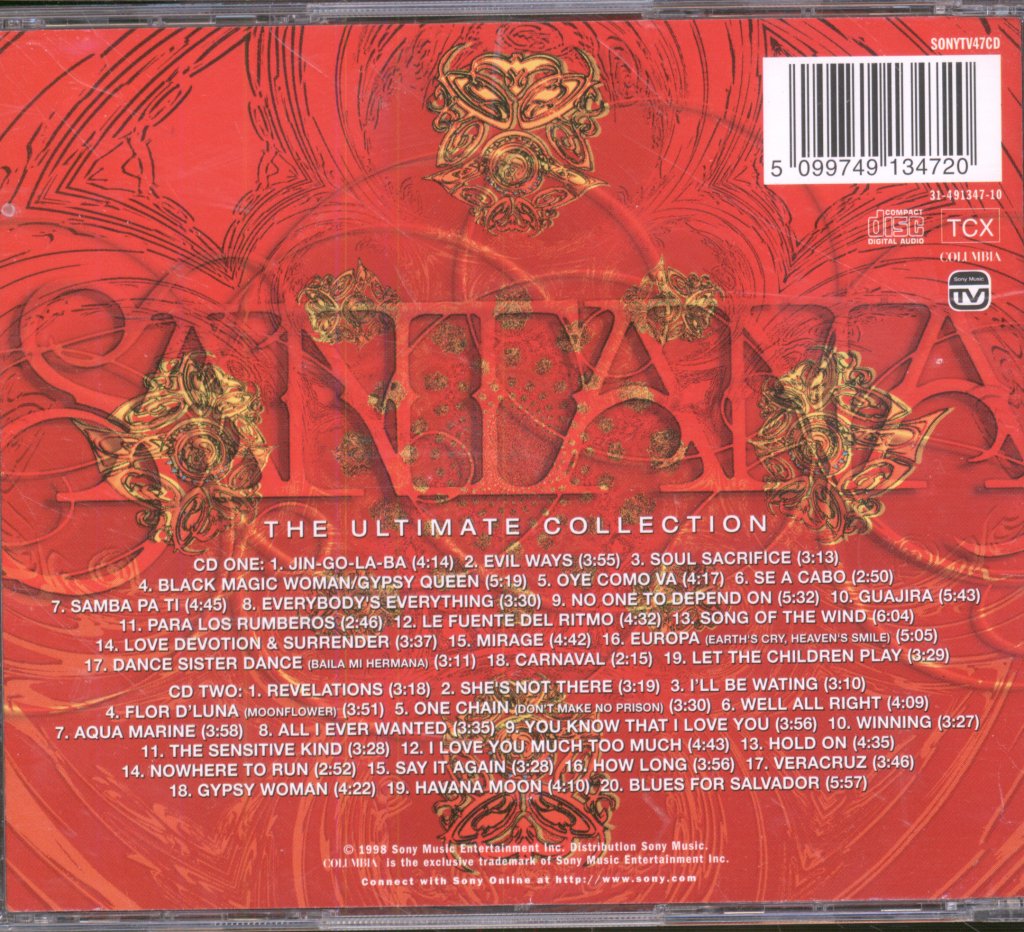 Santana - Ultimate Collection - Double Cd