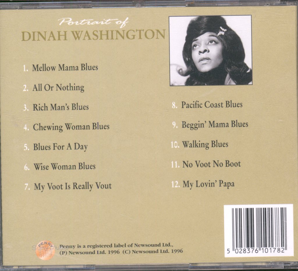 Dinah Washington - Portrait Of Dinah Washington - Cd
