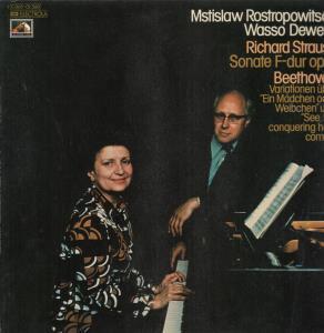 Mstislaw Rostropowitsch Wasso Dewetzi - Strauss Sonate F-Dur Op 6 - Lp