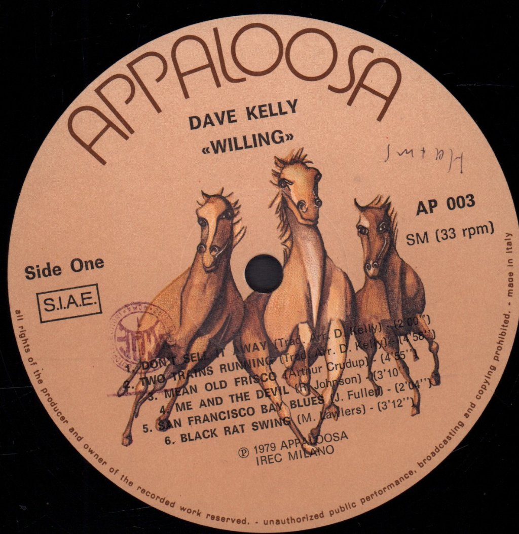 Dave Kelly - Willing - Lp