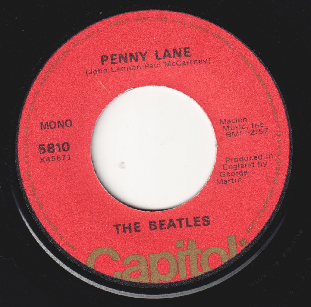 Beatles - Strawberry Fields Forever / Penny Lane - 7 Inch