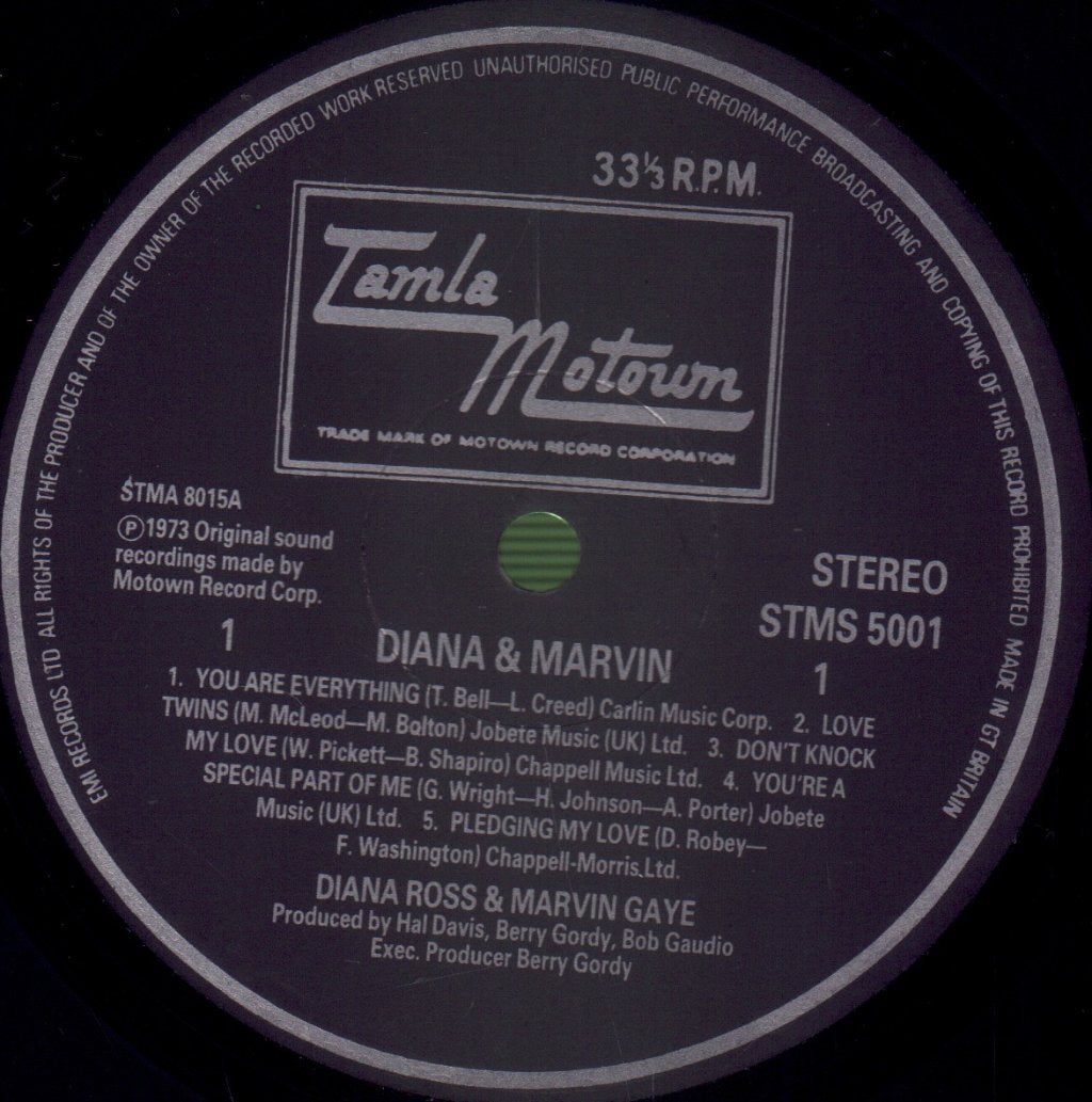 Diana Ross And Marvin Gaye - Diana And Marvin - Lp