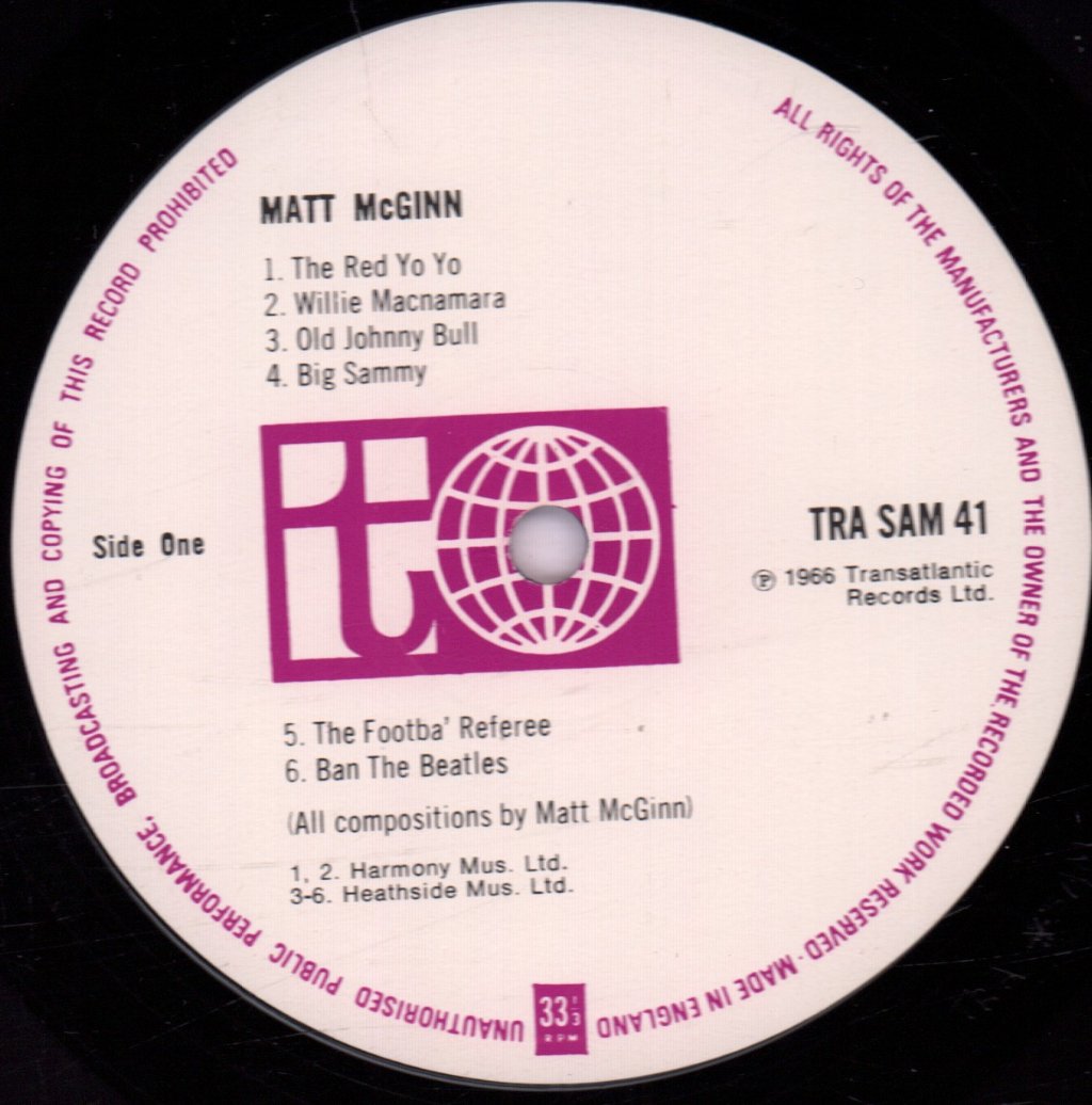 Matt Mcginn - Matt Mcginn - Lp