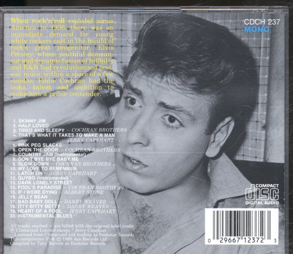 Eddie Cochran - Early Years - Cd