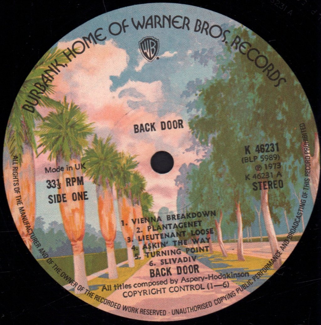 Back Door - Back Door - Lp