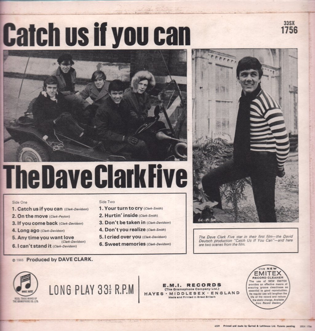 Dave Clark Five - Catch Us If You Can - Lp