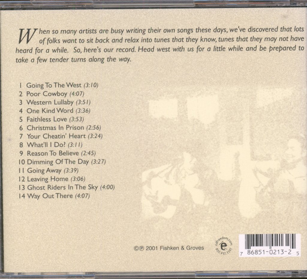 Fishken And Groves - Going To The West - Cd
