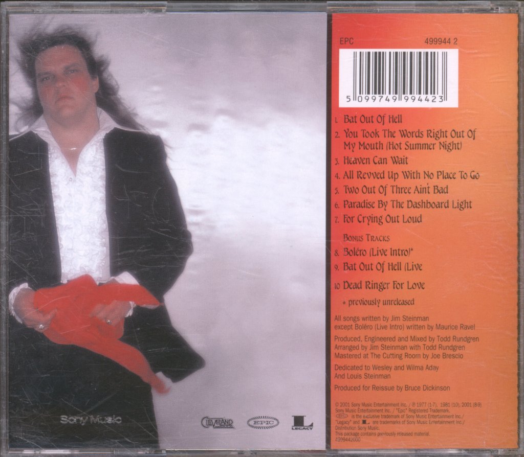 Meat Loaf - Bat Out Of Hell - Cd