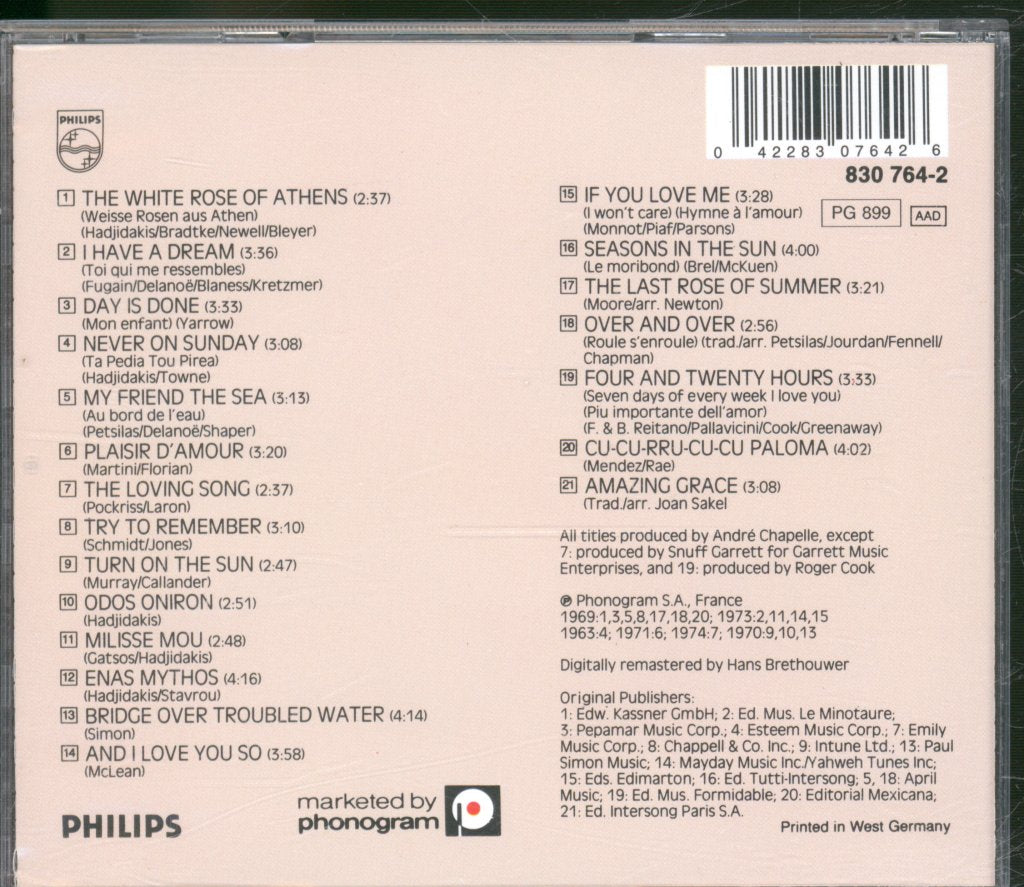 Nana Mouskouri - Passport - Cd