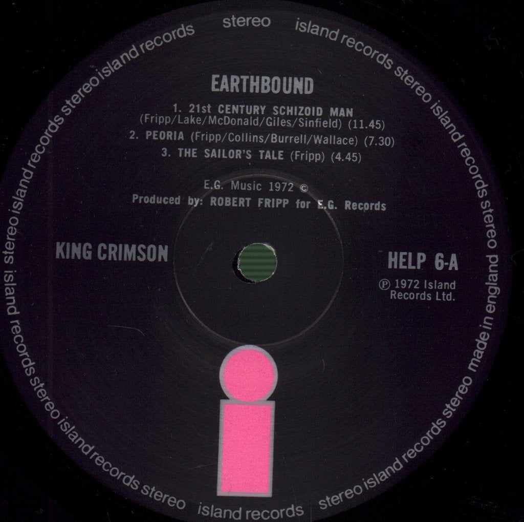 King Crimson - Earthbound - Lp