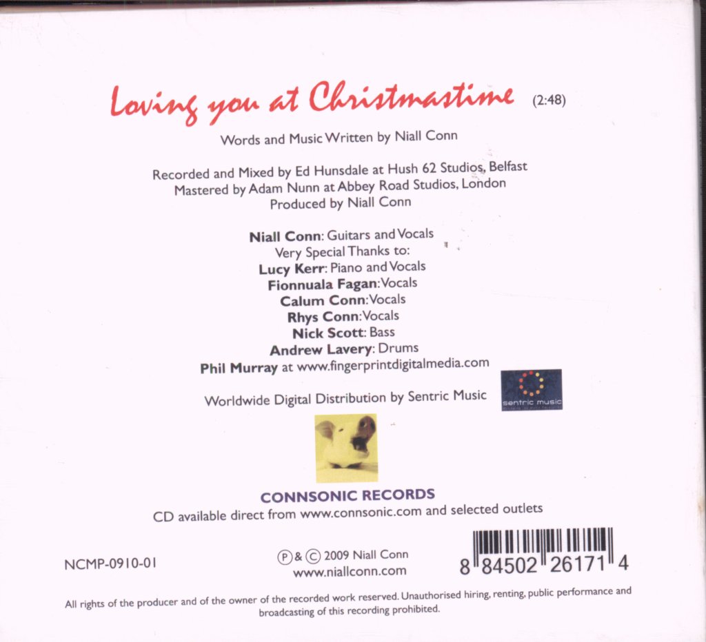 Niall Conn - Loving You At Christmastime - Cdr