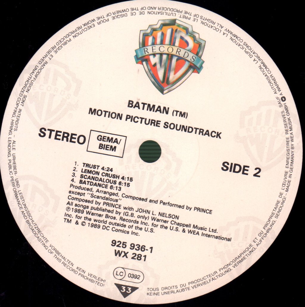Prince - Batman - Lp