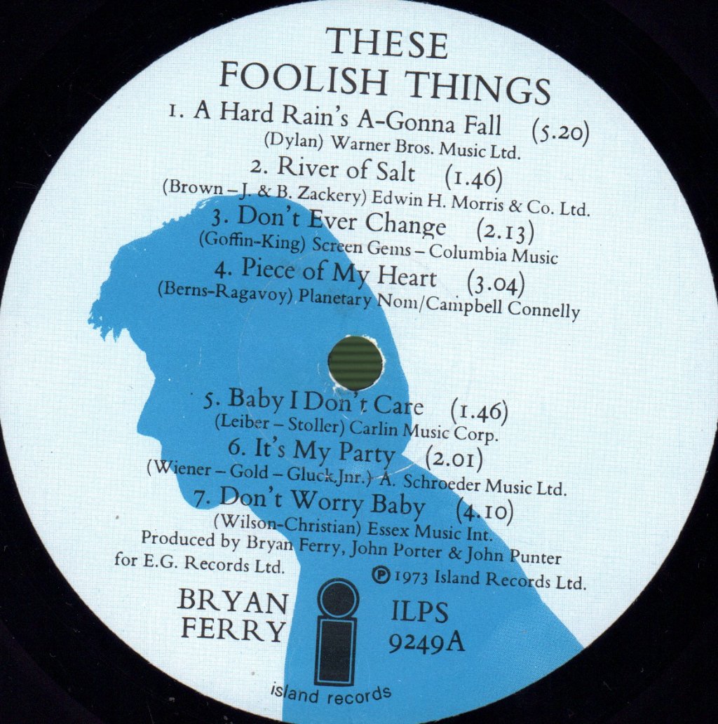 Bryan Ferry - These Foolish Things - Lp