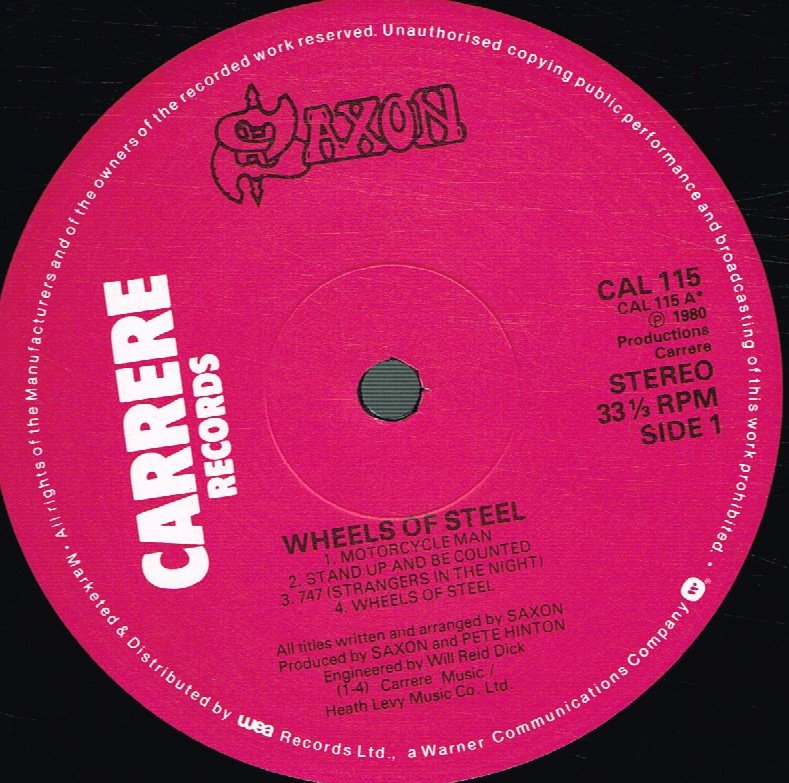 Saxon - Wheels Of Steel - Lp