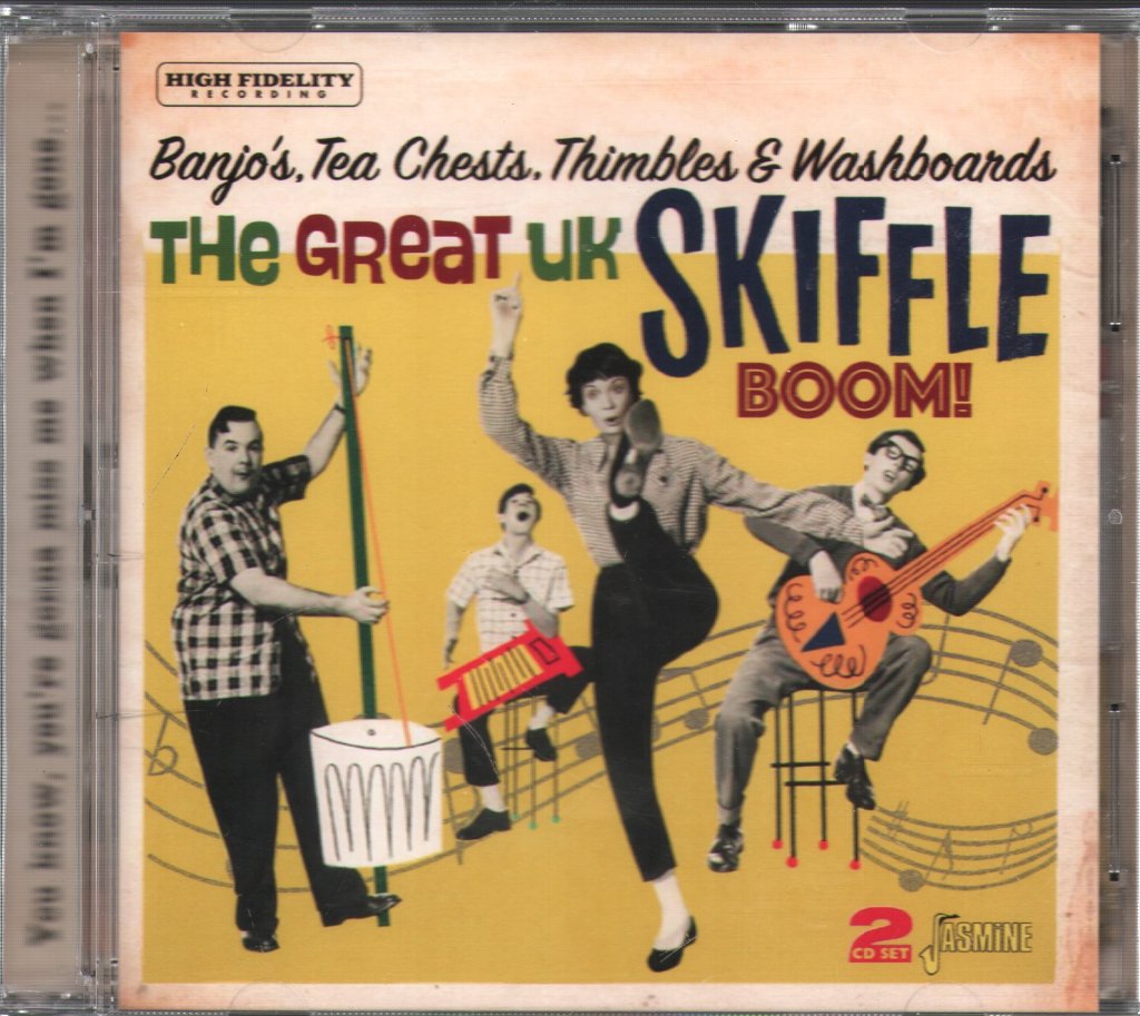 Various Artists - Banjos, Tea Chests, Thimbles And Washboards – The Great UK Skiffle Boom! - Double Cd